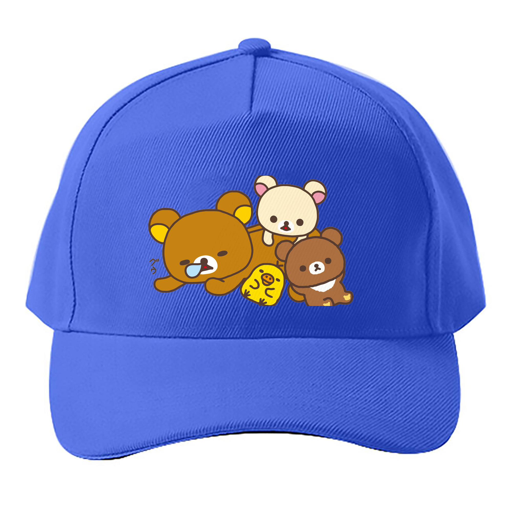 （画像用） リラックマ リラックマ キイロイトリ Rilakkuma Korilakkuma Kiiroitori ベースボールキャップ 綿100％ 男女兼用 帽子 スポーツ